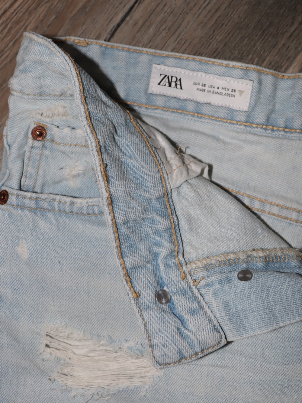 Zara denim shorts